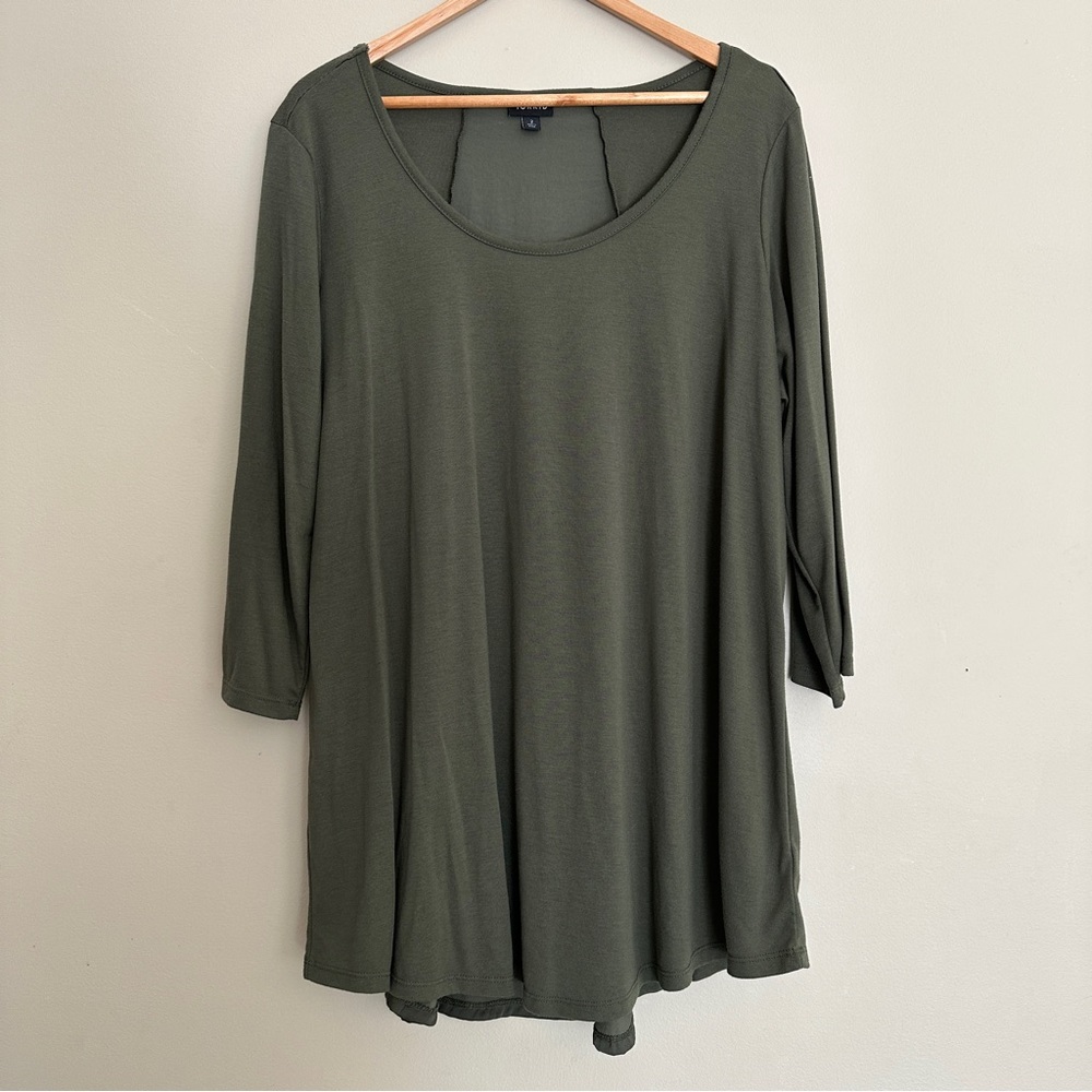 Torrid 2x 3/4 length sleeve shirt